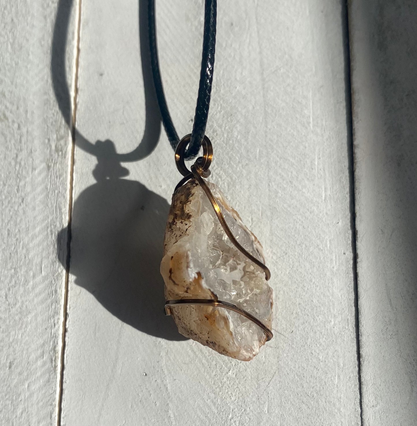 Geode Crystal Necklace