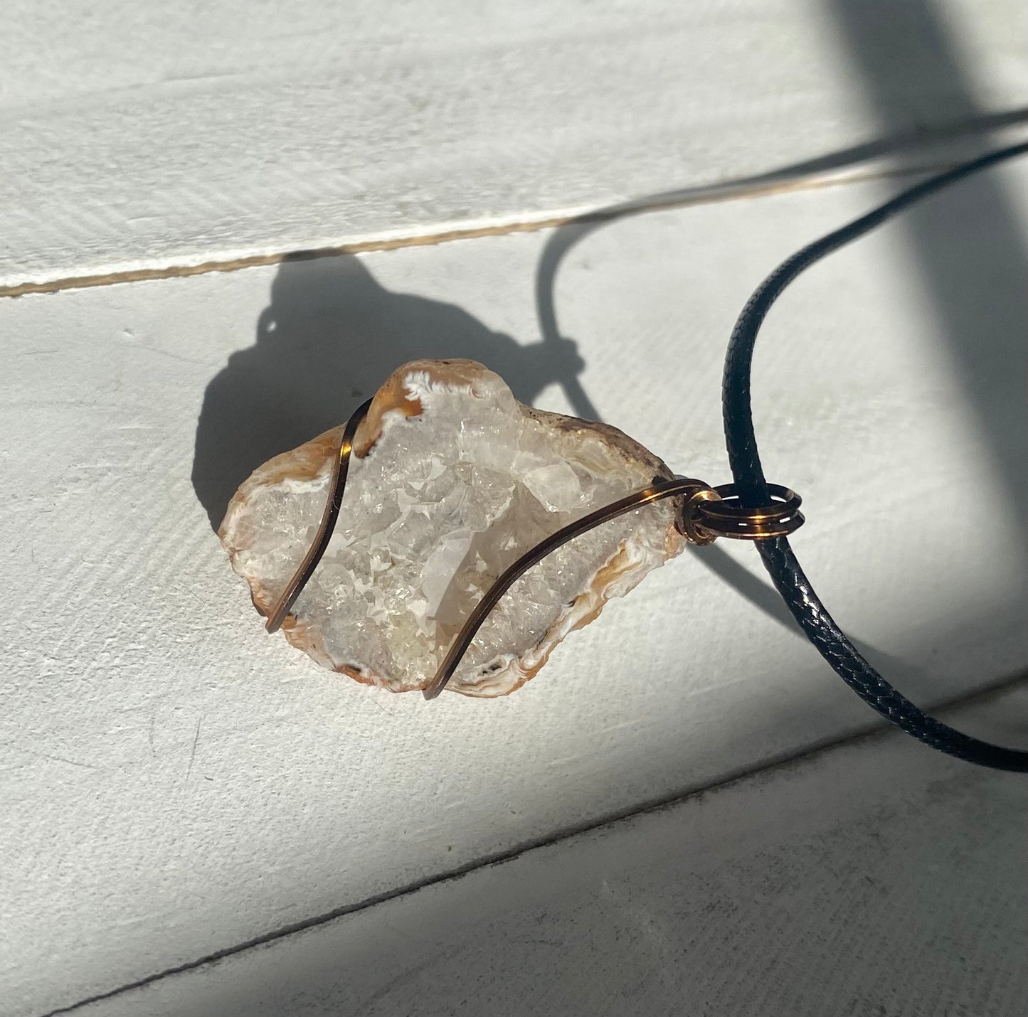 Geode Crystal Necklace