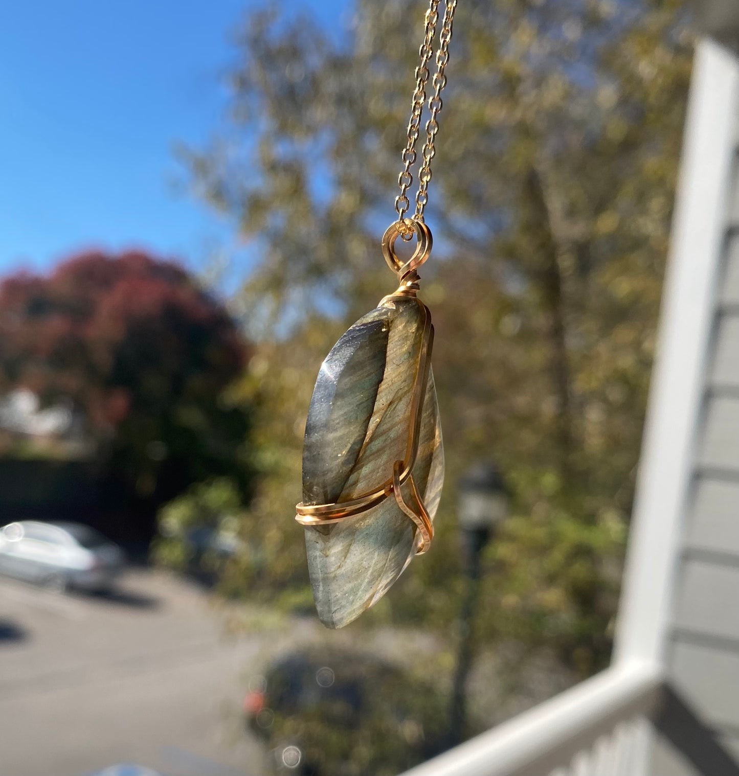 Labradorite Crystal Necklace