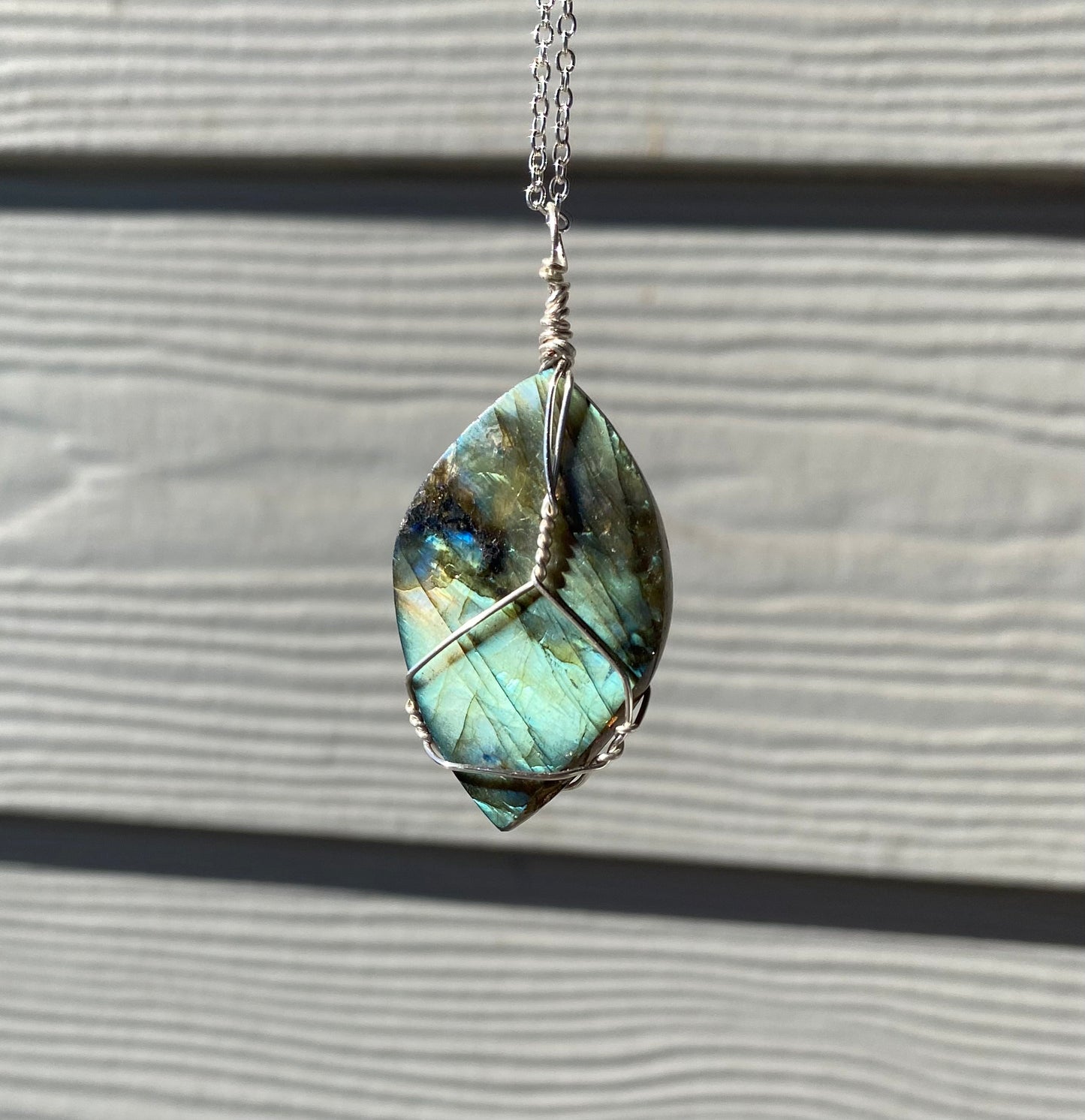 Labradorite Crystal Necklace