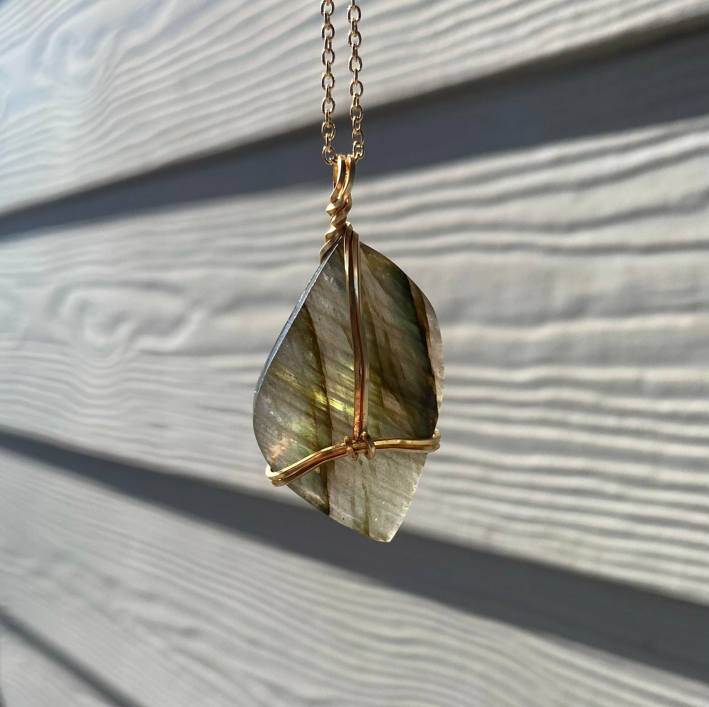 Labradorite Crystal Necklace