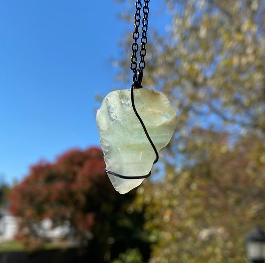 Green Calcite Necklace