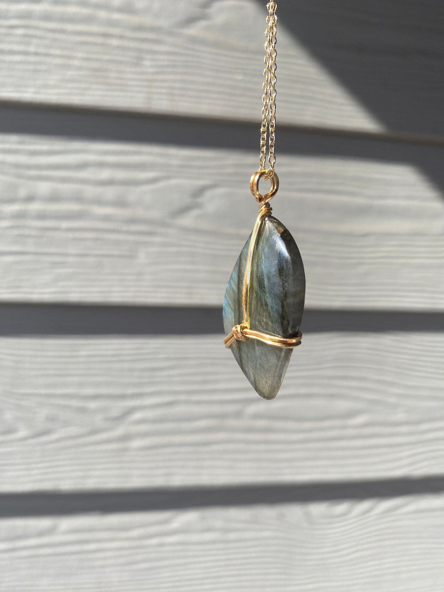 Labradorite Crystal Necklace