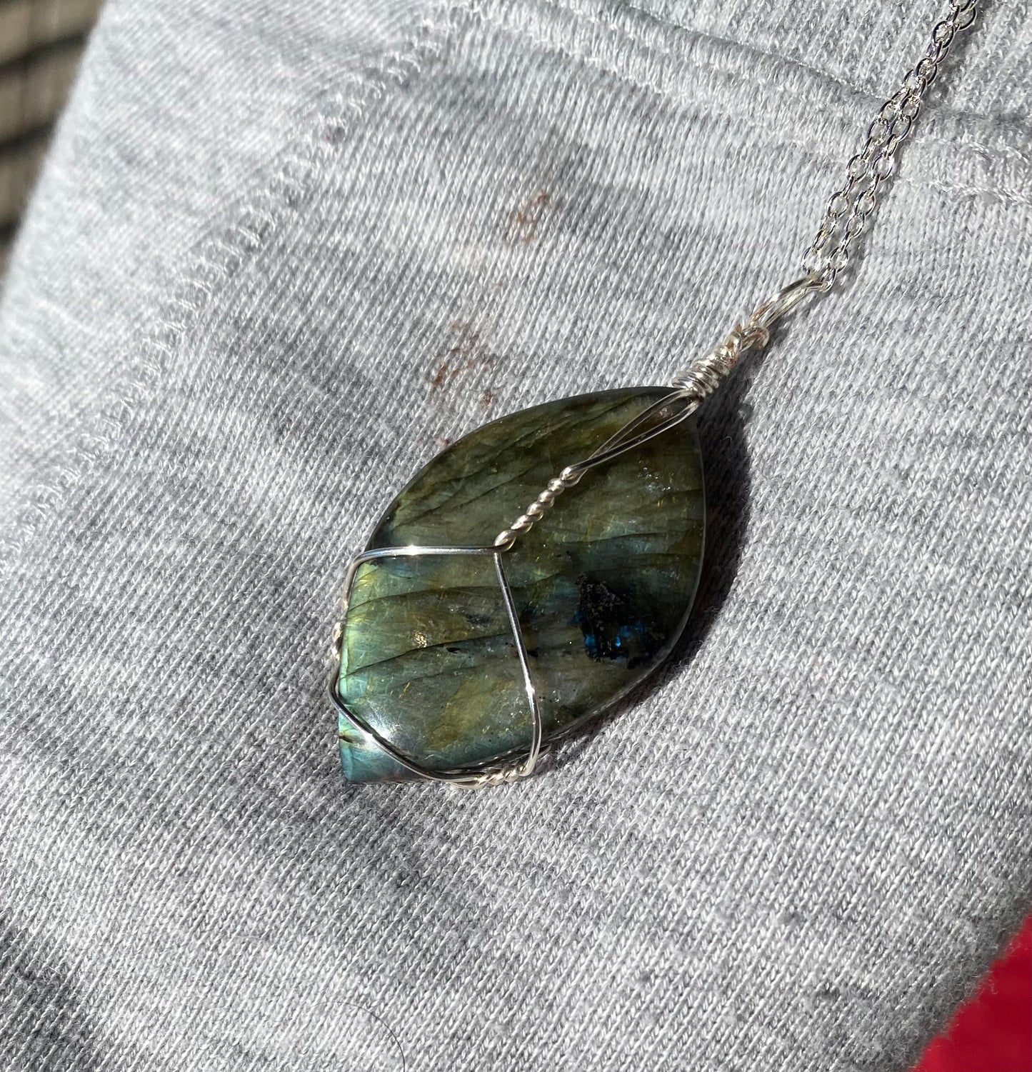 Labradorite Crystal Necklace