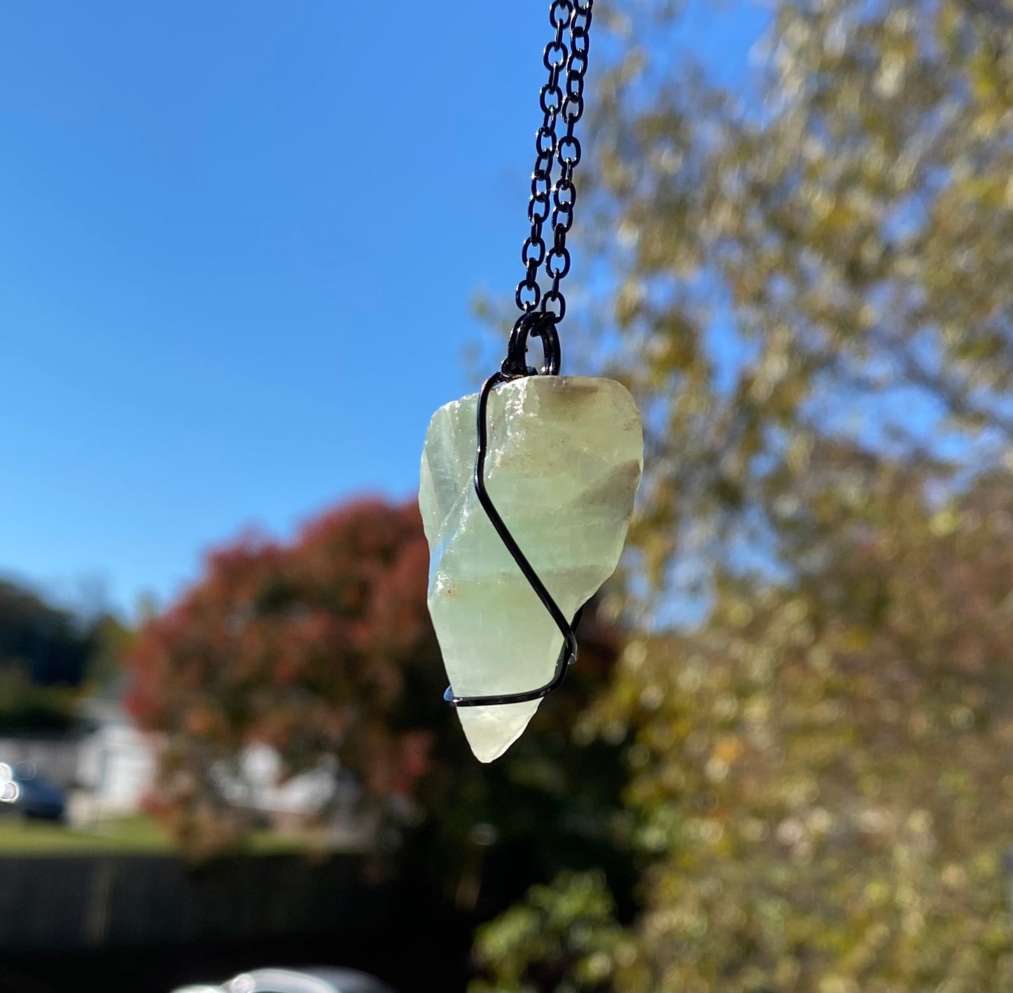 Green Calcite Necklace