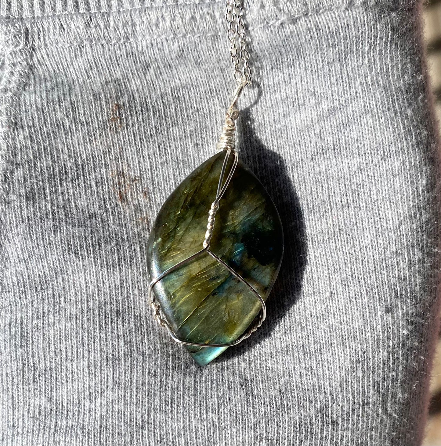 Labradorite Crystal Necklace