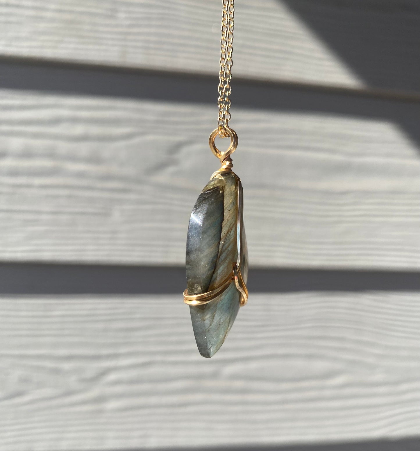 Labradorite Crystal Necklace