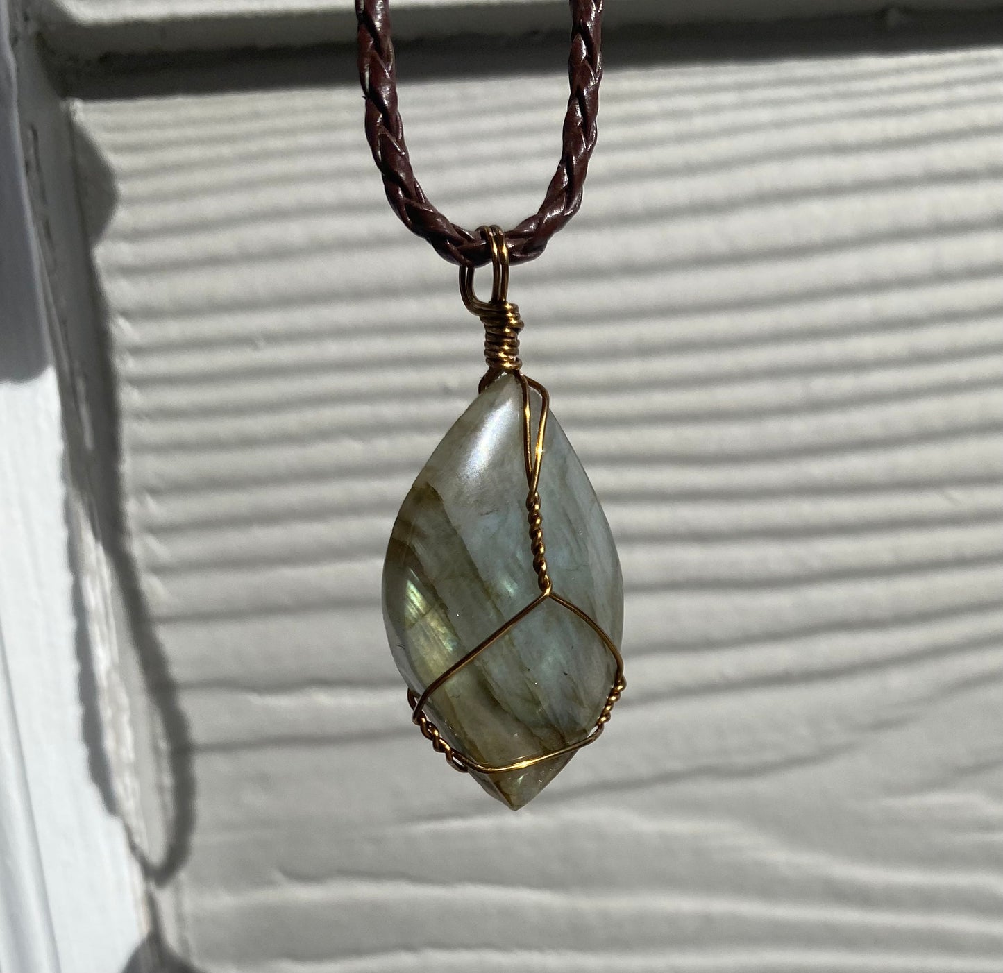 Labradorite Crystal Necklace