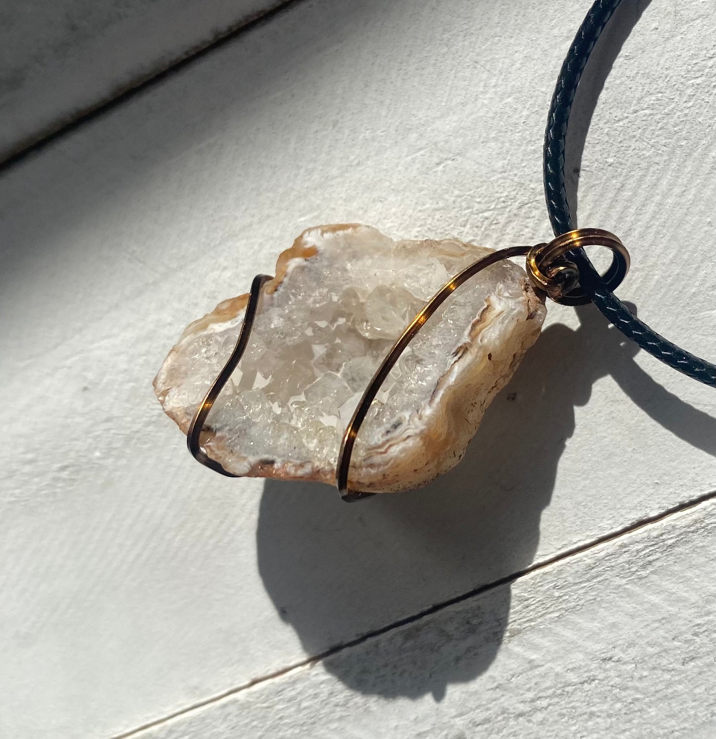 Geode Crystal Necklace