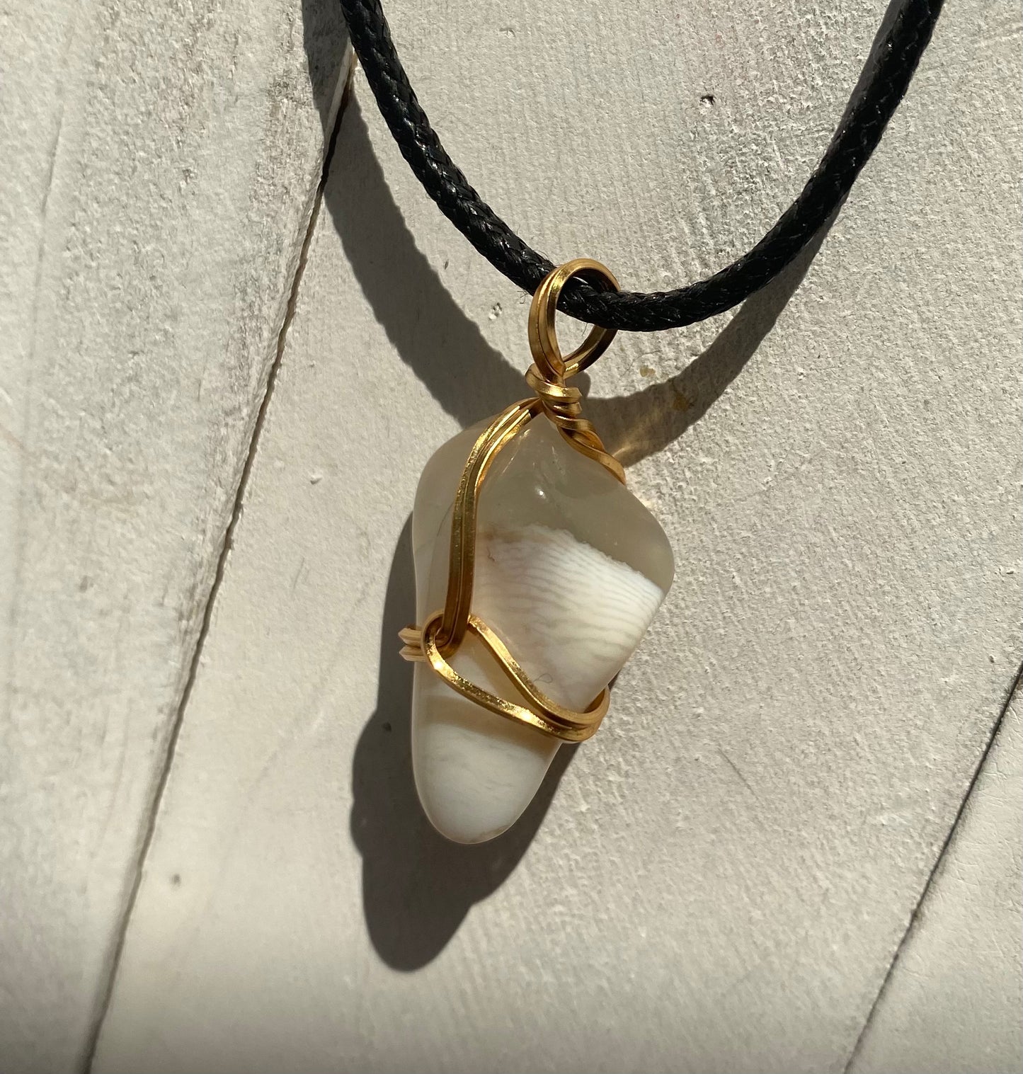 White Opal Crystal Necklace