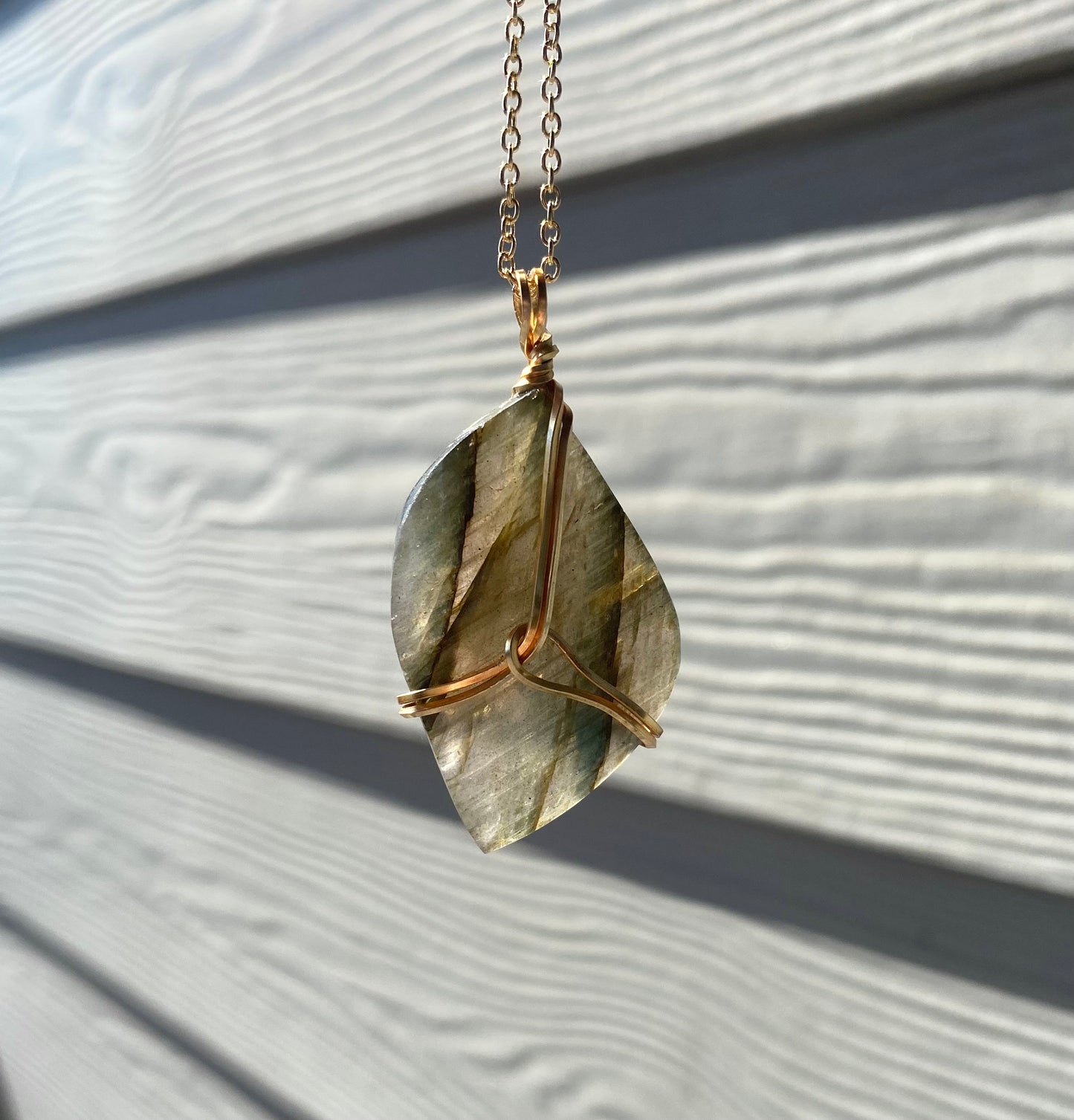 Labradorite Crystal Necklace