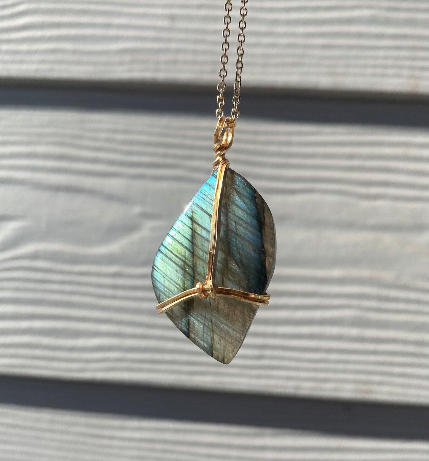 Labradorite Crystal Necklace