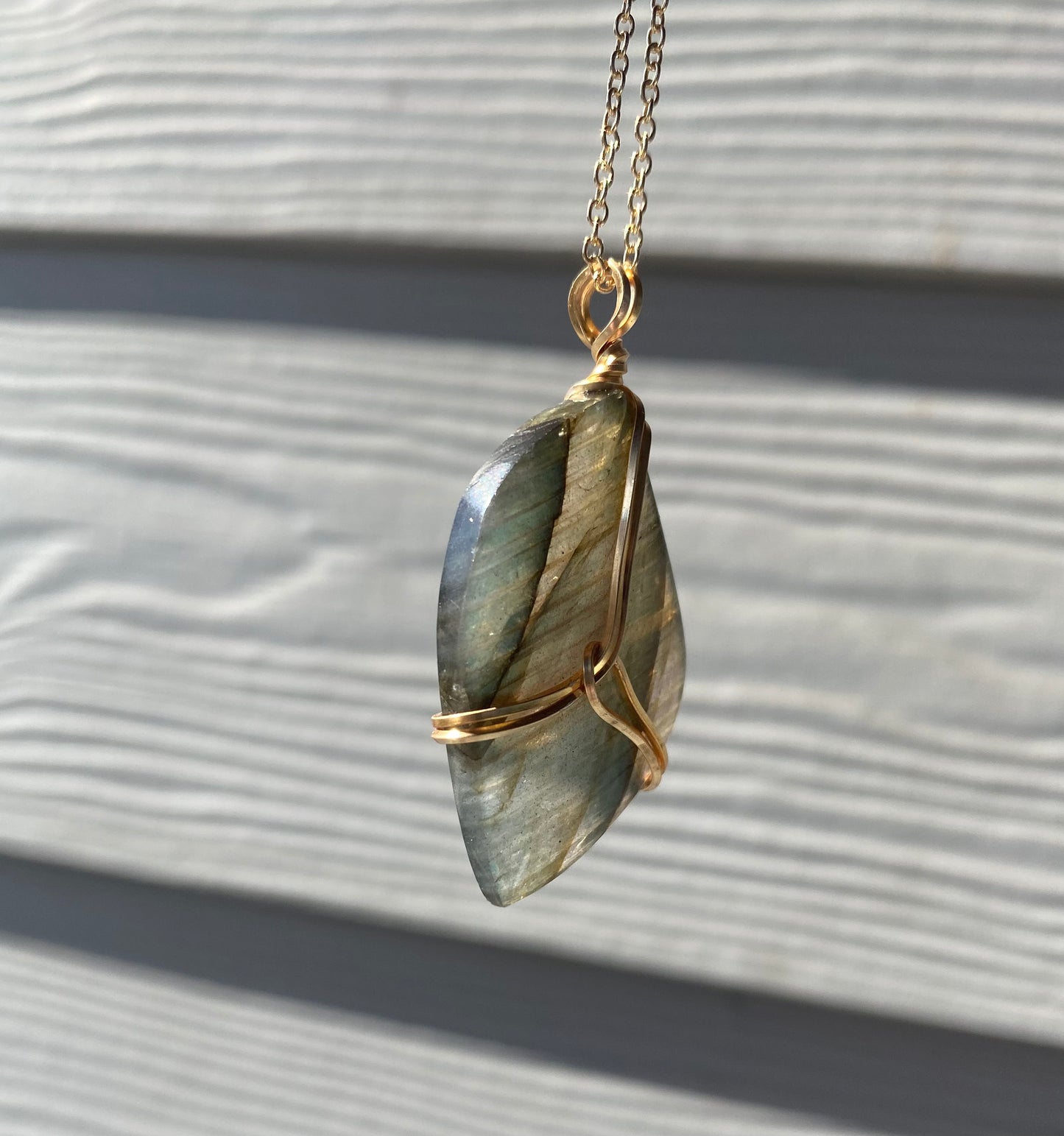 Labradorite Crystal Necklace