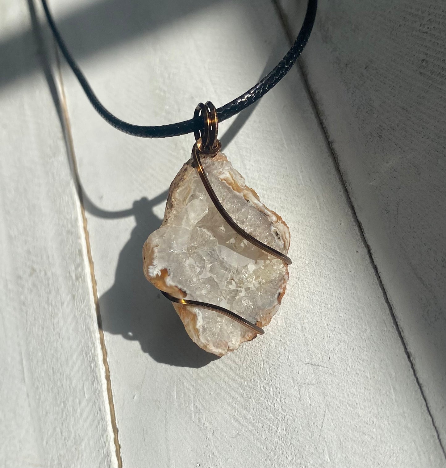 Geode Crystal Necklace