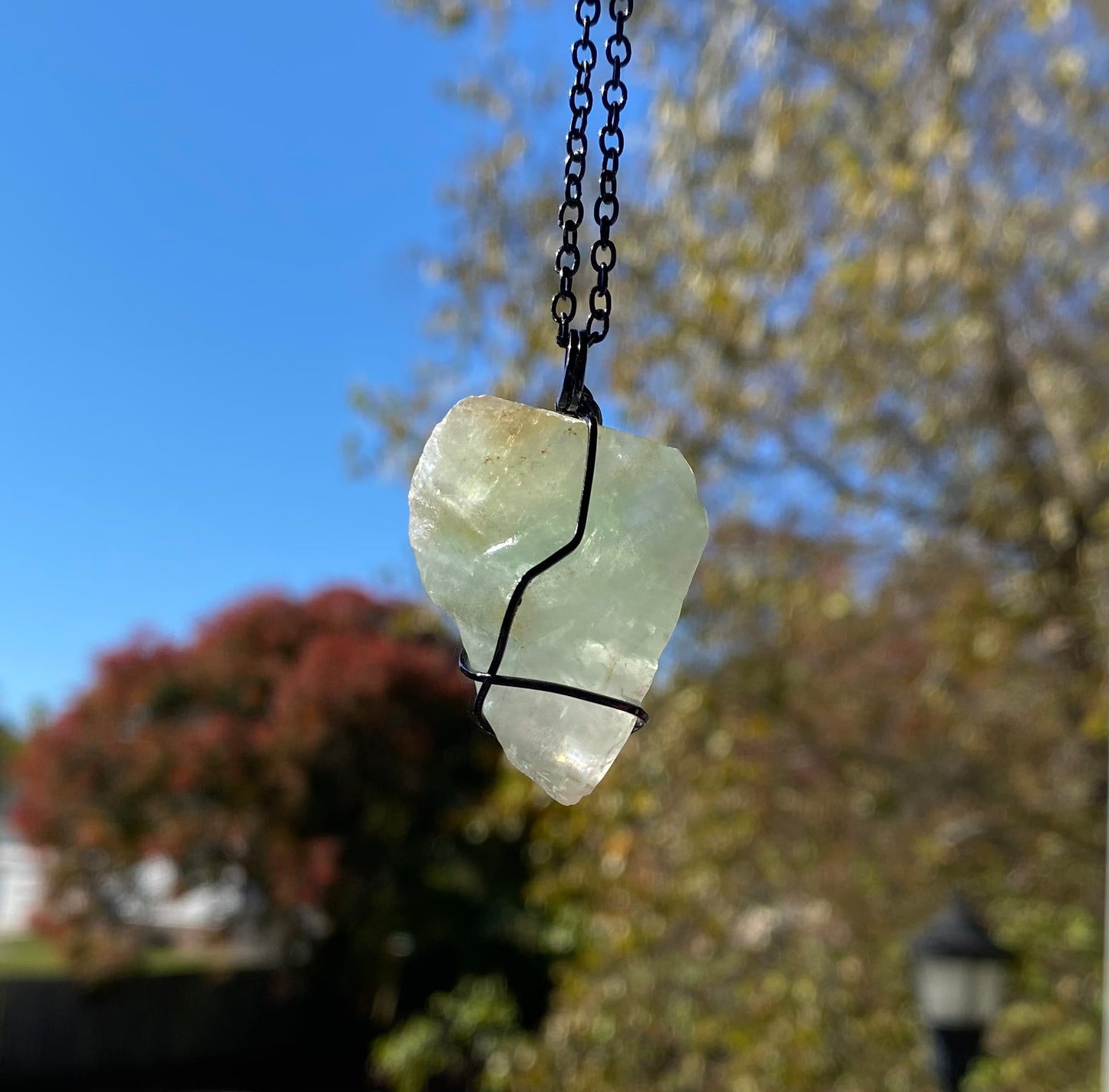 Green Calcite Necklace