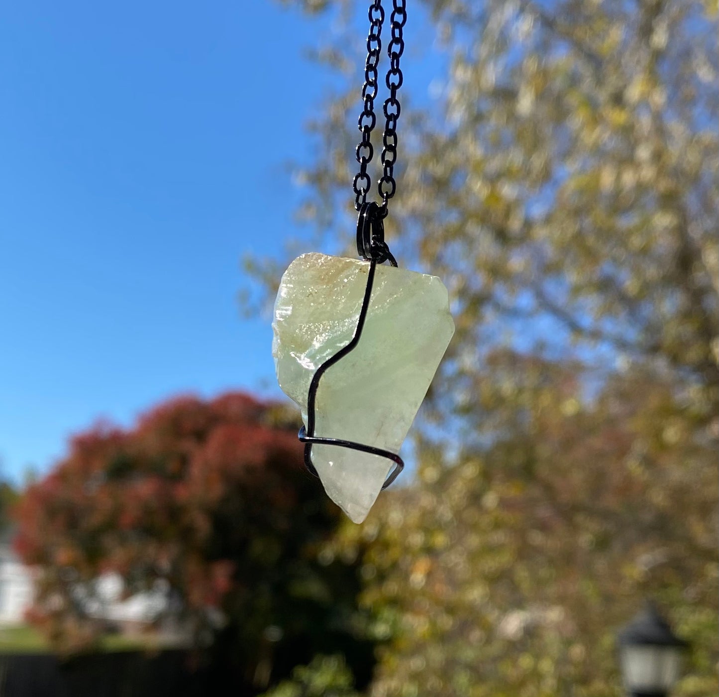 Green Calcite Necklace