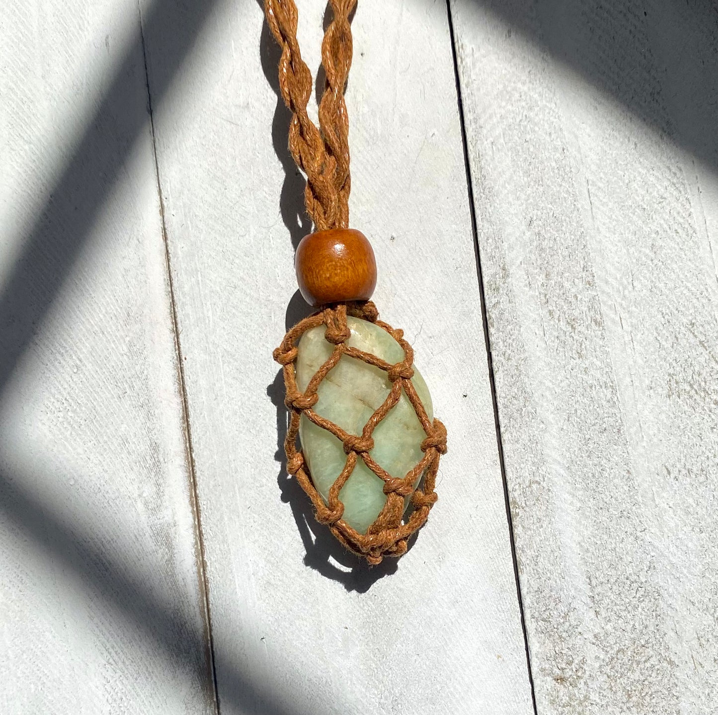 Adjustable Amazonite Crystal Necklace