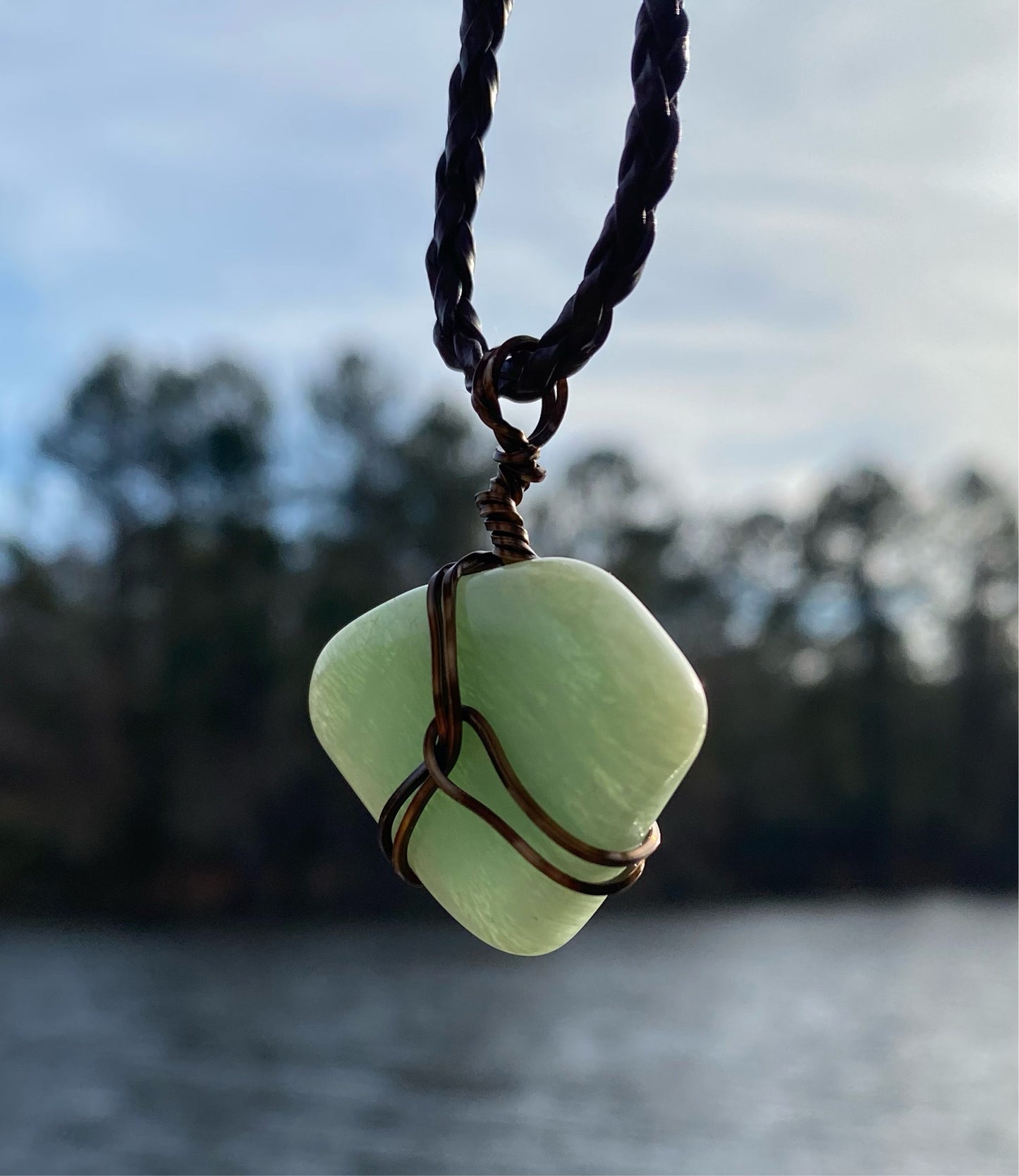 Amazonite Crystal Necklace